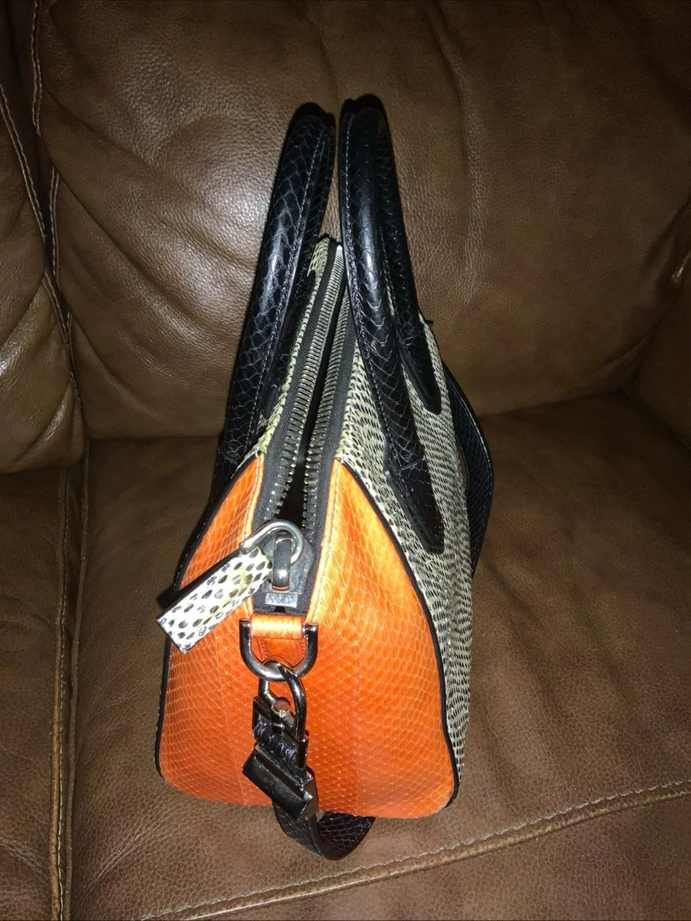 Givenchy Antigona Small leather Python skin Satchel Shoulder Bag. Barely used.